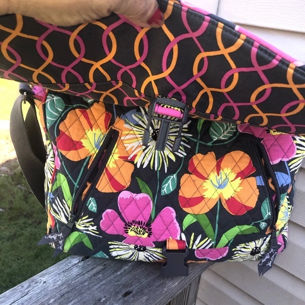 Vera Bradley Stylish Laptop Messenger Bag